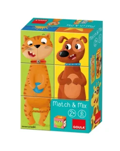 Goula Giochi Primi Mesi-6 Cubi Match & Mix -