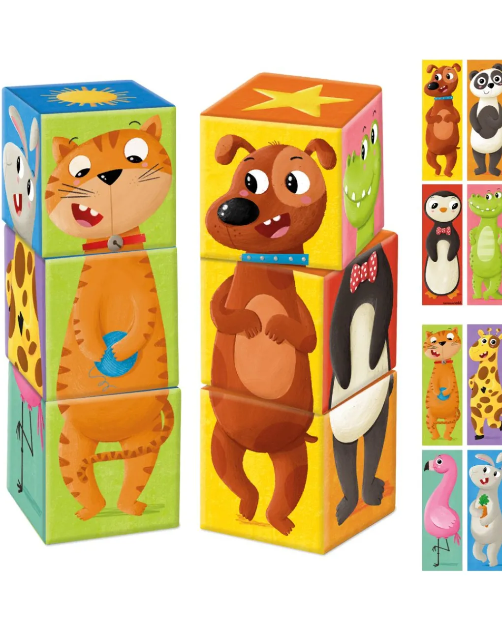 Goula Giochi Primi Mesi-6 Cubi Match & Mix -