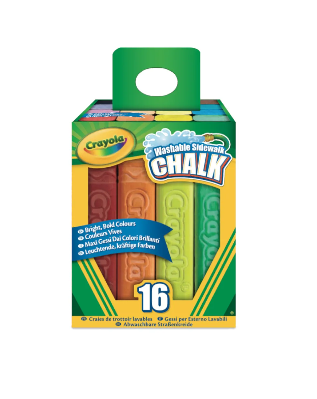 Crayola Giochi Creativi-16 Gessi Per Esterno Lavabili 51-4008 -