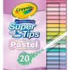 Crayola Giochi Creativi-20 Pennarelli Lavabili Supertips Dai Colori Pastello - Pastel