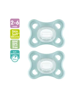 Mam Succhietti-2 Pz Succhietti Comfort 2-6M Siliconeneutro -