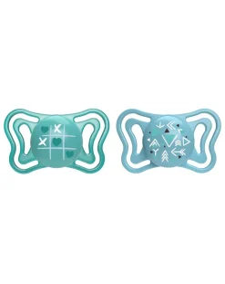 Chicco Succhietti-2 Succhietti Physio Light Blue Sil 16-36M -