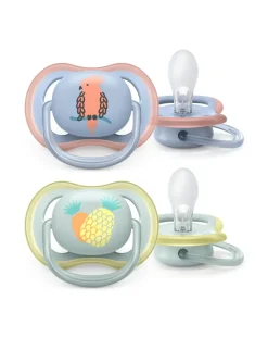 Philips Avent Succhietti-2 Succhietti Ultra Air 0-6M Ananas/Pappagallo -