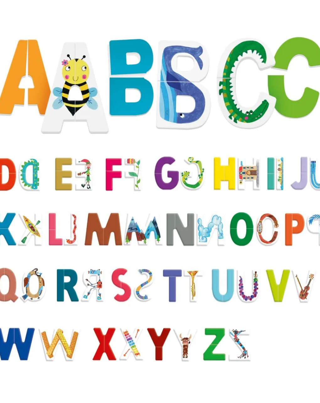 Headu Giochi Didattici-Abc Sagomino. L’Alfabeto Delle Lettere Sagomate! 3/6 Anni -