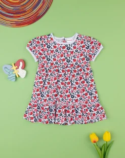 Prenatal Vestiti E Completi-Abito Bimba Rosso/Blu