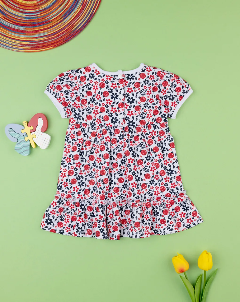 Prenatal Vestiti E Completi-Abito Bimba Rosso/Blu
