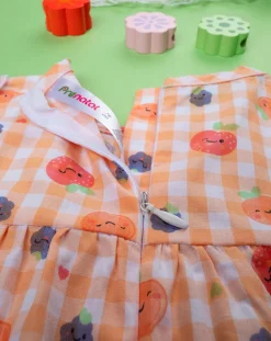 Prenatal Vestiti E Completi-Abito Bimba Vichy