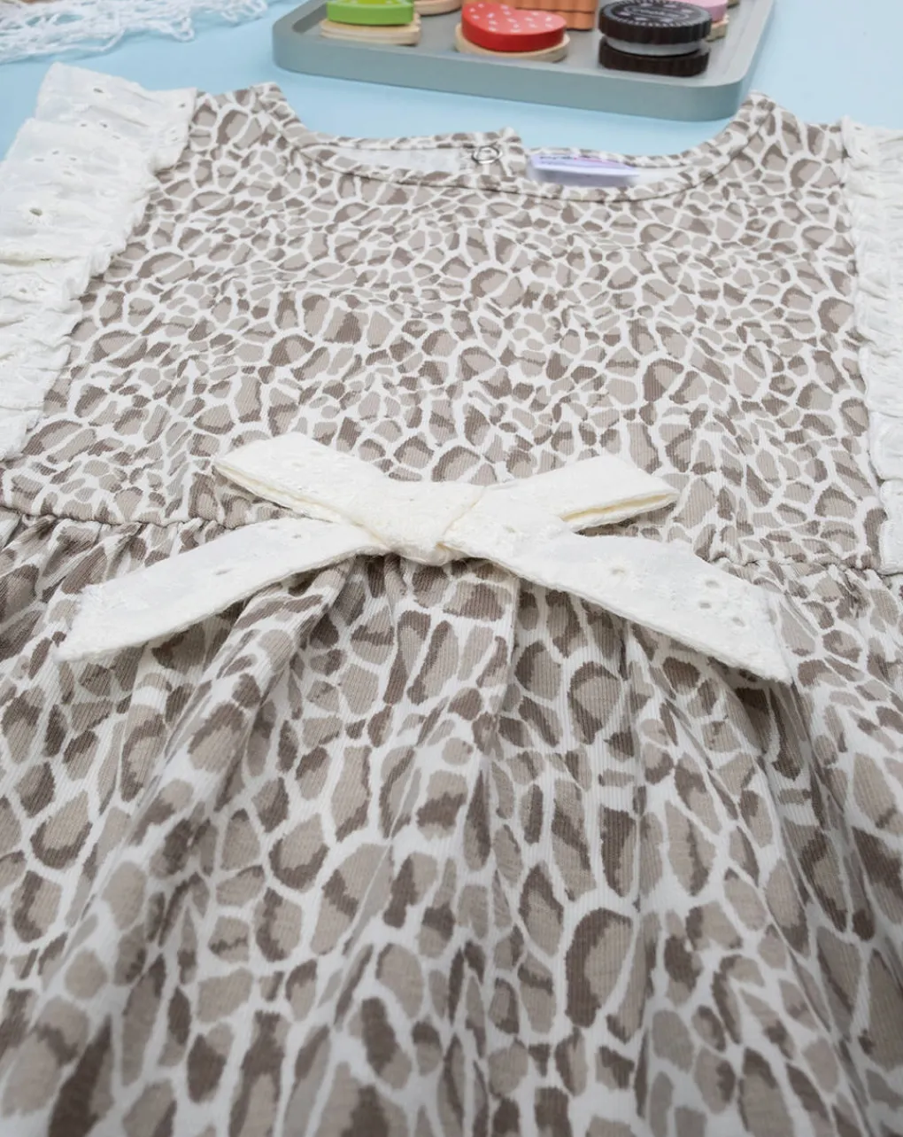 Prenatal Vestiti E Completi-Abito Jersey Bambina Animalier