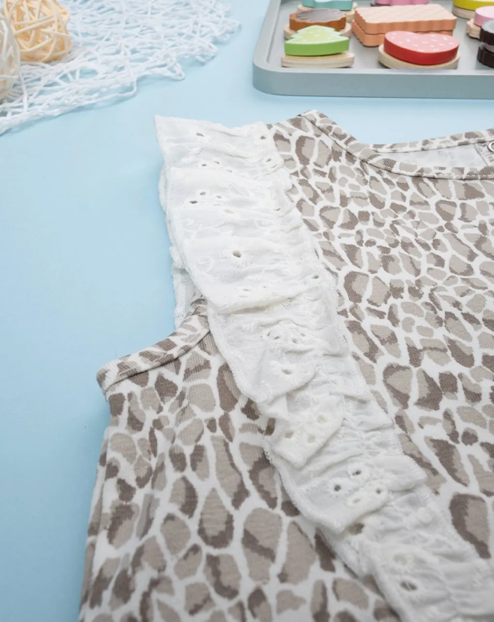 Prenatal Vestiti E Completi-Abito Jersey Bambina Animalier