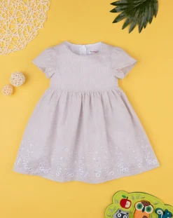 Prenatal Vestiti E Completi-Abito Lino Bimba Beige