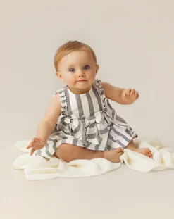 Prenatal Abiti Completi E Tutine-Abito Per Neonata A Righe In Lino