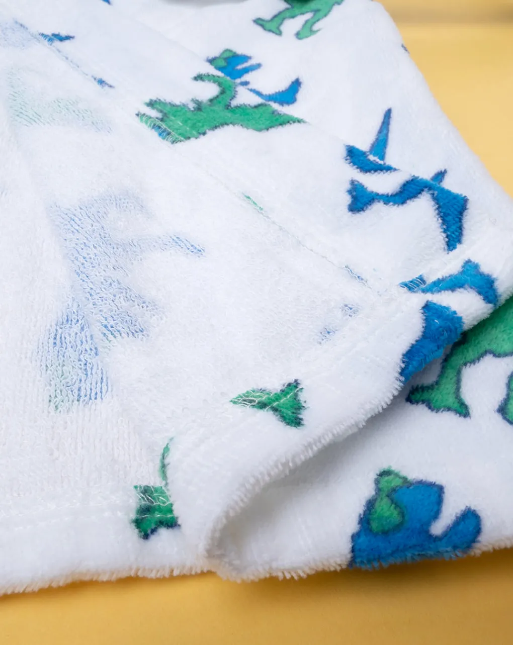Prenatal Accessori Bambino-Accappatoio Bambino Ciniglia "Dinosauri”