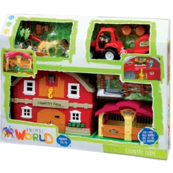 Animal World Giochi Interattivi E Prescolari-- Mega Set Fattoria