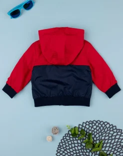 Prenatal Giubbini E Piumini-Antivento Doppio Bimbo Rosso/Blu