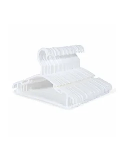 Giordani Complementi D'Arredo-Appendiabiti In Plastica Neutro - 6 Pz