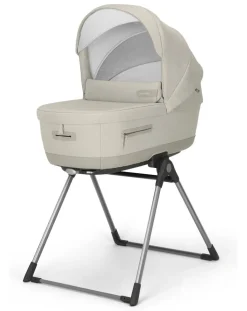 Inglesina Trio E Duo-Aptica System Quattro Colore Cashmere Beige Con Telaio Nero E Seggiolino Auto Cab