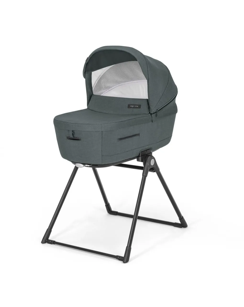 Inglesina Trio E Duo-Aptica System Quattro Colore Emerald Green Con Seggiolino Auto Darwin Infant Recline + Telaio Litio -