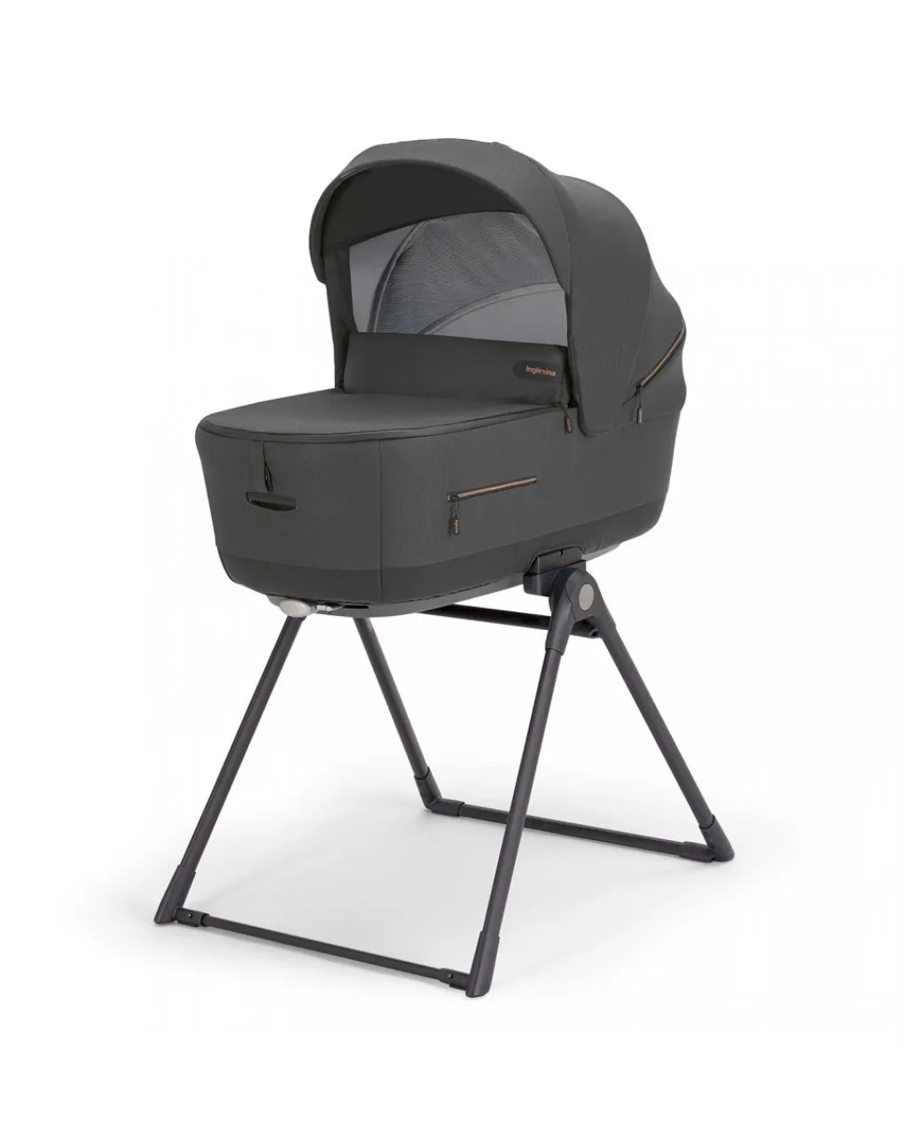 Inglesina Trio E Duo-Aptica Xt System Quattro Con Seggiolino Darwin E Telaio - Colore Magnet Grey -