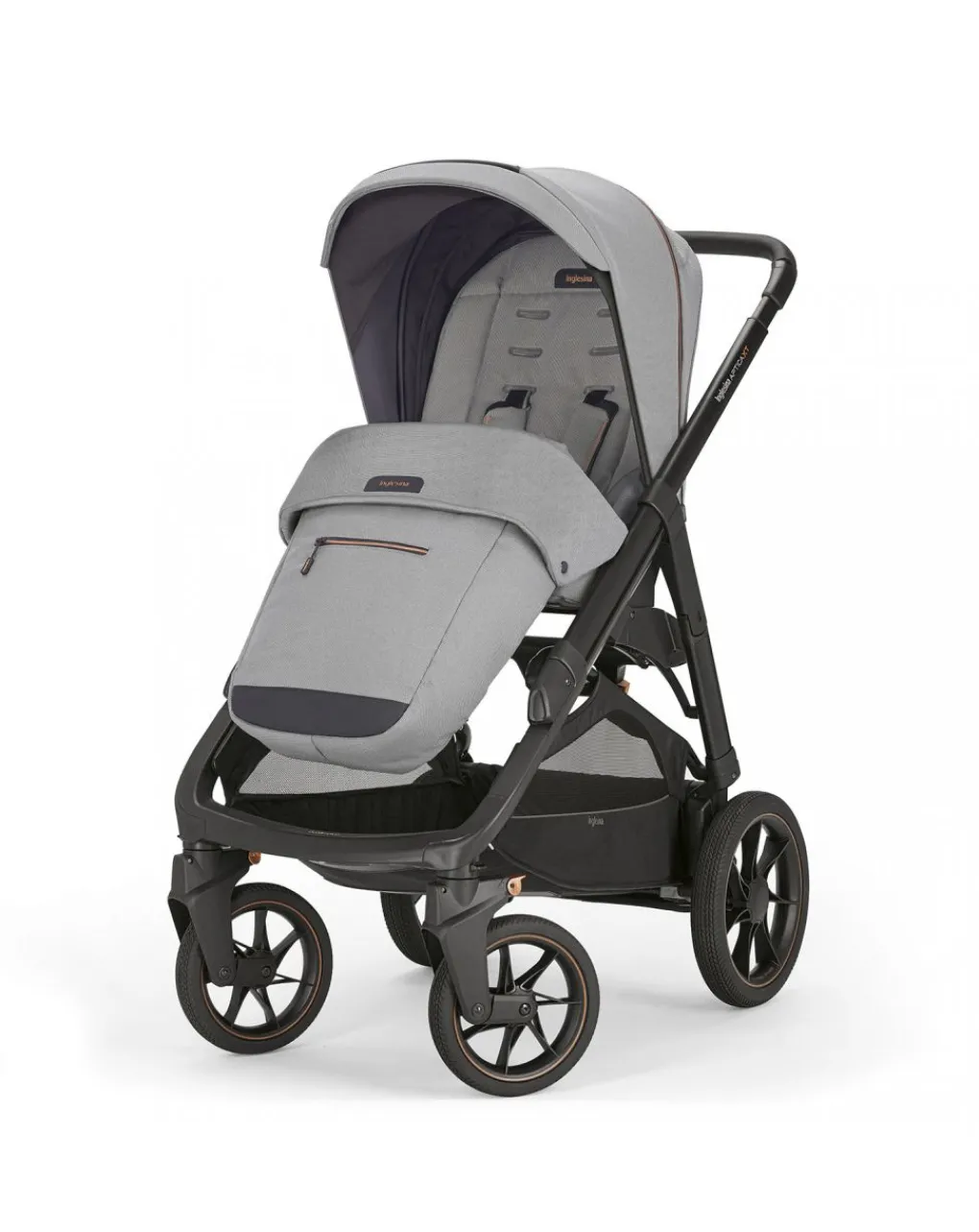 Inglesina Trio E Duo-Aptica Xt System Quattro Con Seggiolino Cab E Telaio - Colore Horizon Grey-