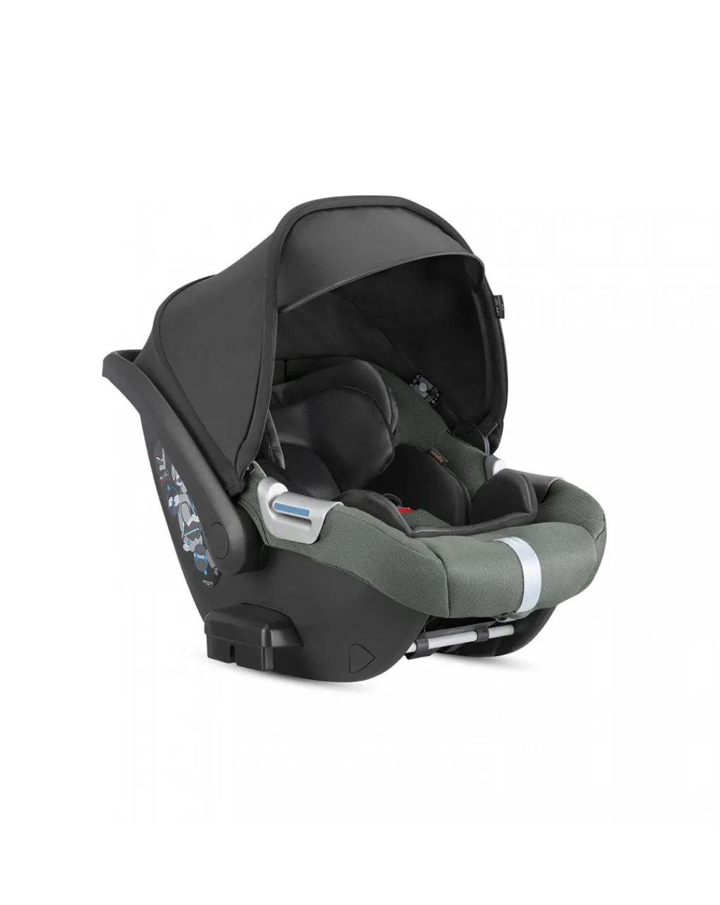 Inglesina Trio E Duo-Aptica Xt System Quattro Con Seggiolino Darwin E Telaio - Colore Taiga Green -