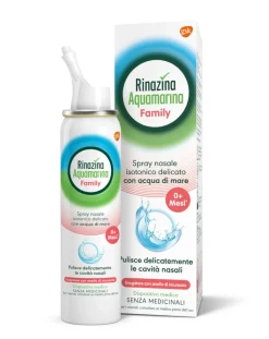 Rinazina Cura Naso Occhi E Orecchie-Aquamarina Spray Nasale Isotonico -