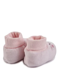 Prenatal Scarpine E Calze-Babbucce In Ciniglia Rosa Chiaro