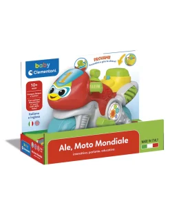 Baby Clementoni Veicoli Giocattolo E Radiocomandi-Baby Ale Moto Mondiale -