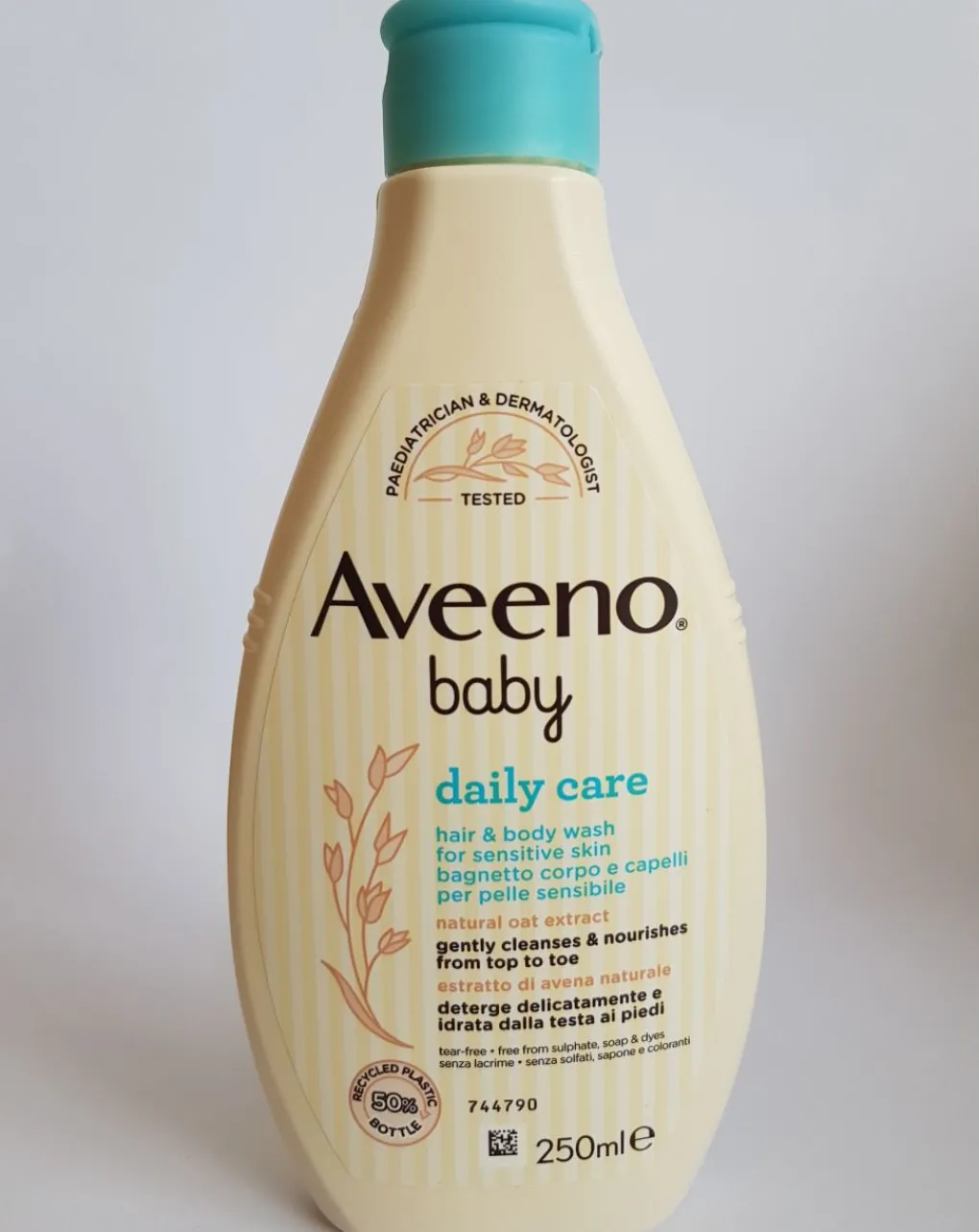 Aveeno Saponi E Bagnoschiuma-Baby Bagnetto Testa Piedi 250Ml -