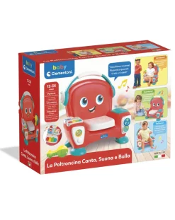 Baby Clementoni Giochi Primi Mesi-- 17754 - Poltroncina Cantasuona E Balla