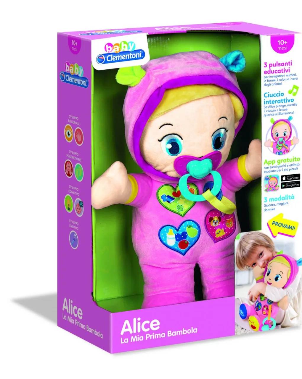 Clementoni Giochi Interattivi E Prescolari-Baby - Alicela Mia Prima Bambola