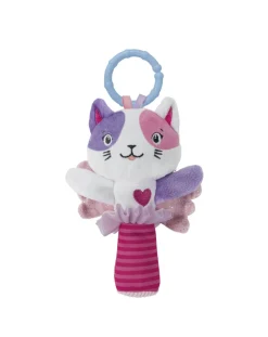 Baby Clementoni Giochi Primi Mesi-- Lovely Cat Sonaglino Morbido Peluche