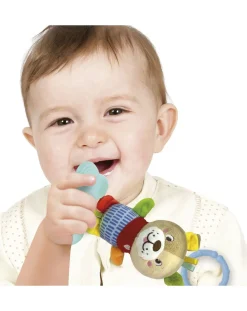Baby Clementoni Giochi Primi Mesi-- Lovely Soft Dog Sonaglino Morbido Peluche