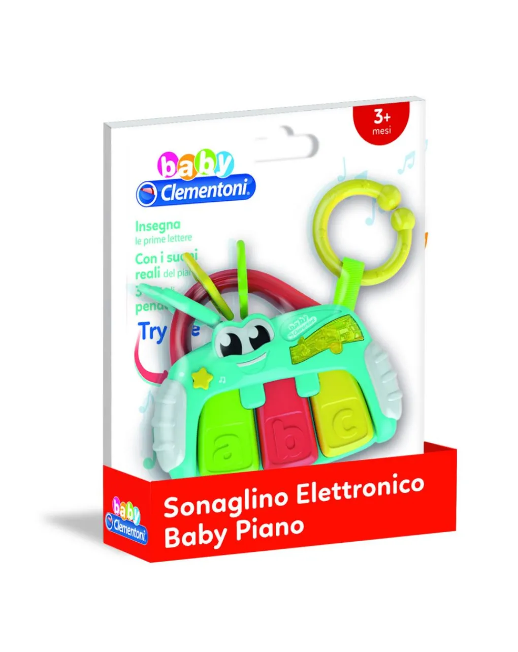 Clementoni Sonaglini E Trillini-Baby - Sonaglino Elettronico Baby Pianola