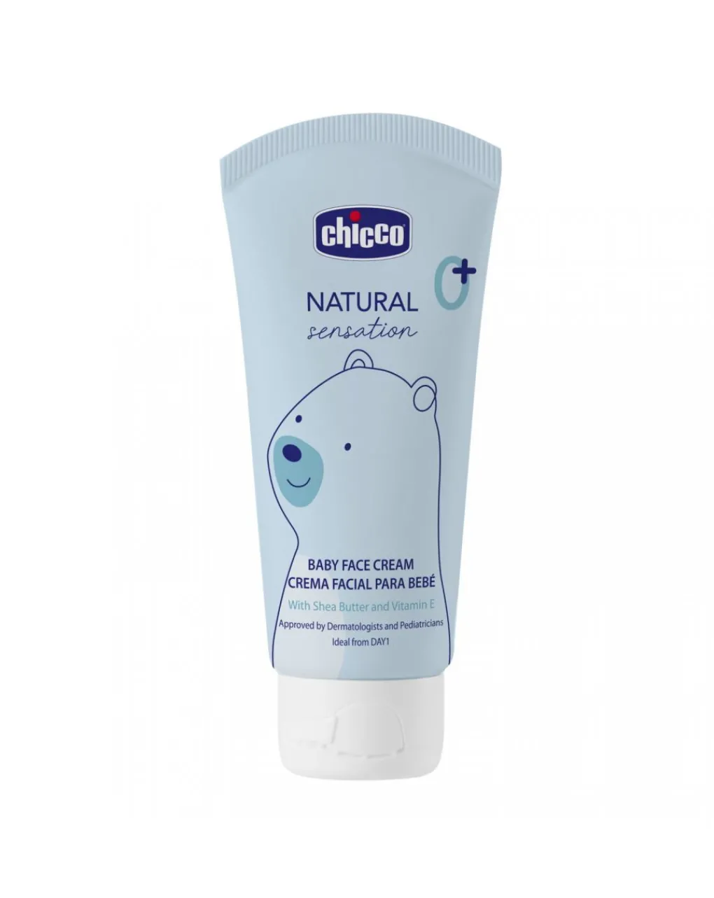 Chicco Creme Olii E Burrocacao-Baby Crema Viso Natural Sensation 50Ml -