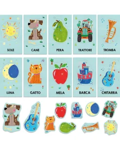 Headu Giochi Didattici-Baby Flashcards Montessori. Ascolta E Pronuncia Le Prime Parole! 1/3 Anni -