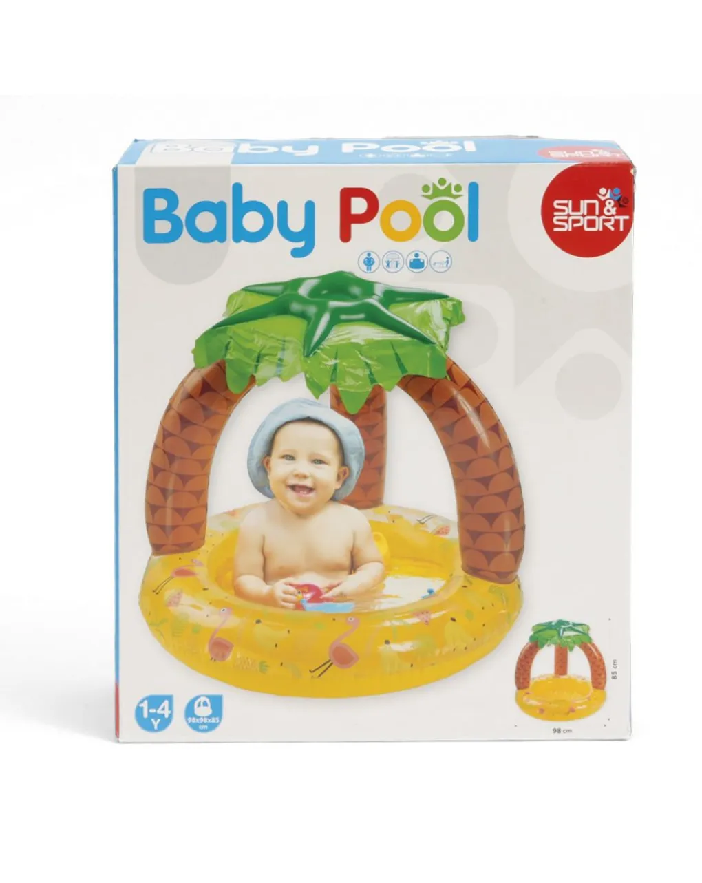 Sun&Sport Piscine Braccioli E Salvagenti-Baby Pool Palma 24×28 7 Cm