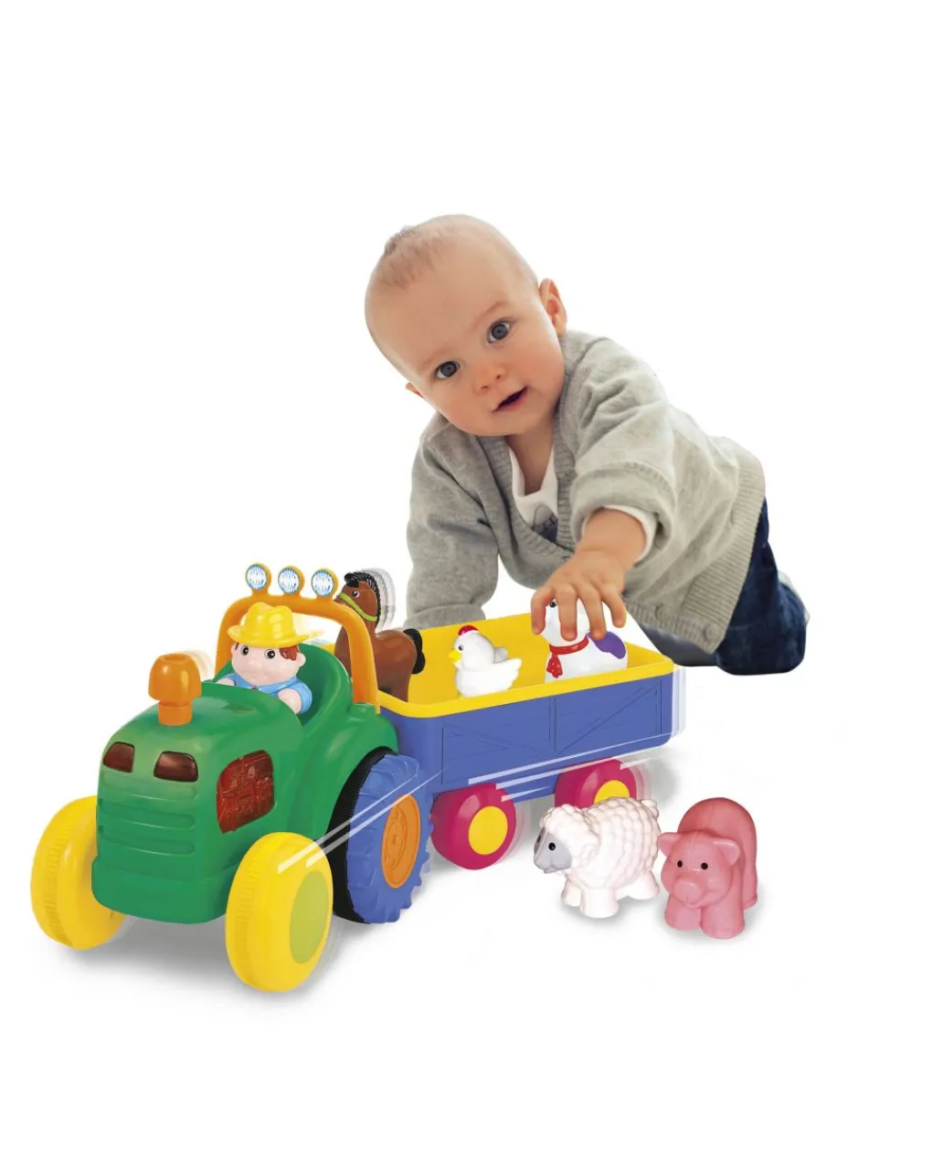 Baby Smile Giochi Interattivi E Prescolari-- Trattore Con Animali