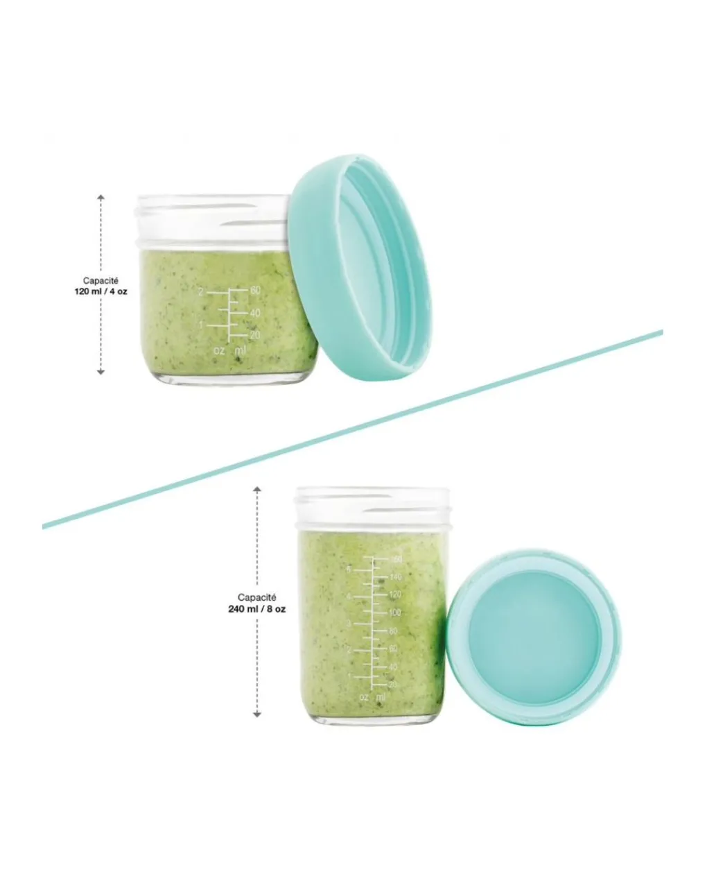 Babymoov Piatti E Posate-Babybols Vetro Multiset 4X 240Ml+ 4X 120Ml