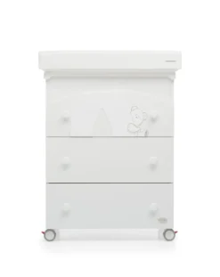 Foppapedretti Cassettiere Fasciatoio-Bagnetto Cassettiera Giocoso Bianco