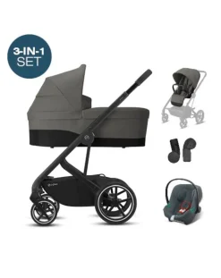 Cybex Trio E Duo-Balios S Basic Blk 3-In-1 Travelsystem Aton B2