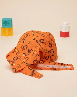 Prenatal Cappelli E Accessori-Bandana Arancione Bimbo Giraffe