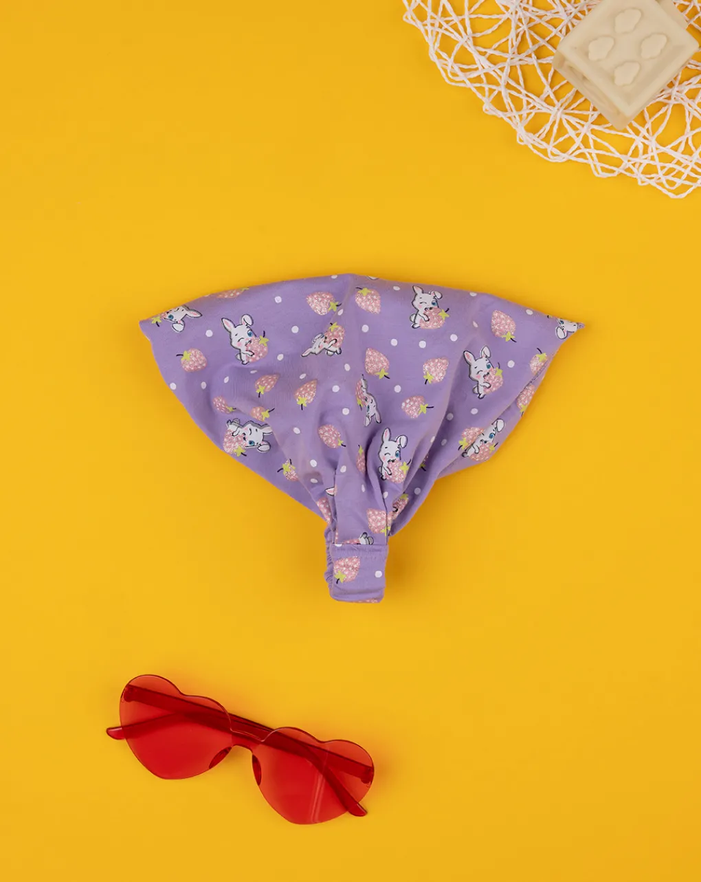 Prenatal Cappelli E Accessori-Bandana Jersey Bimba Lilla