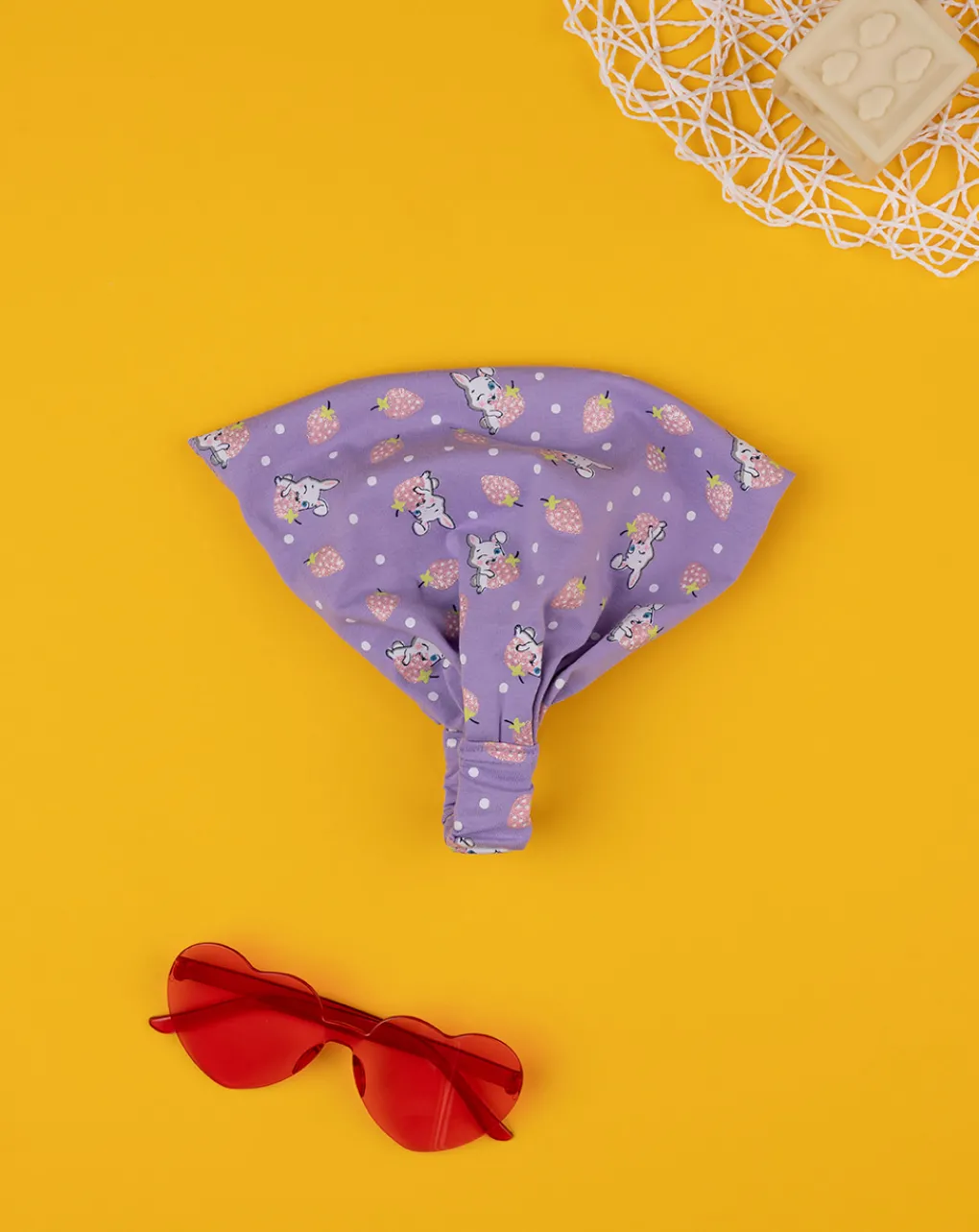 Prenatal Cappelli E Accessori-Bandana Jersey Bimba Lilla