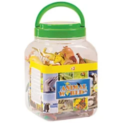 Animal World Giochi Interattivi E Prescolari-Barattolo Animali 30 3 Mod