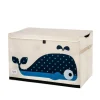 3 sprouts Complementi D'Arredo-Baule Portagiochi Con Balena