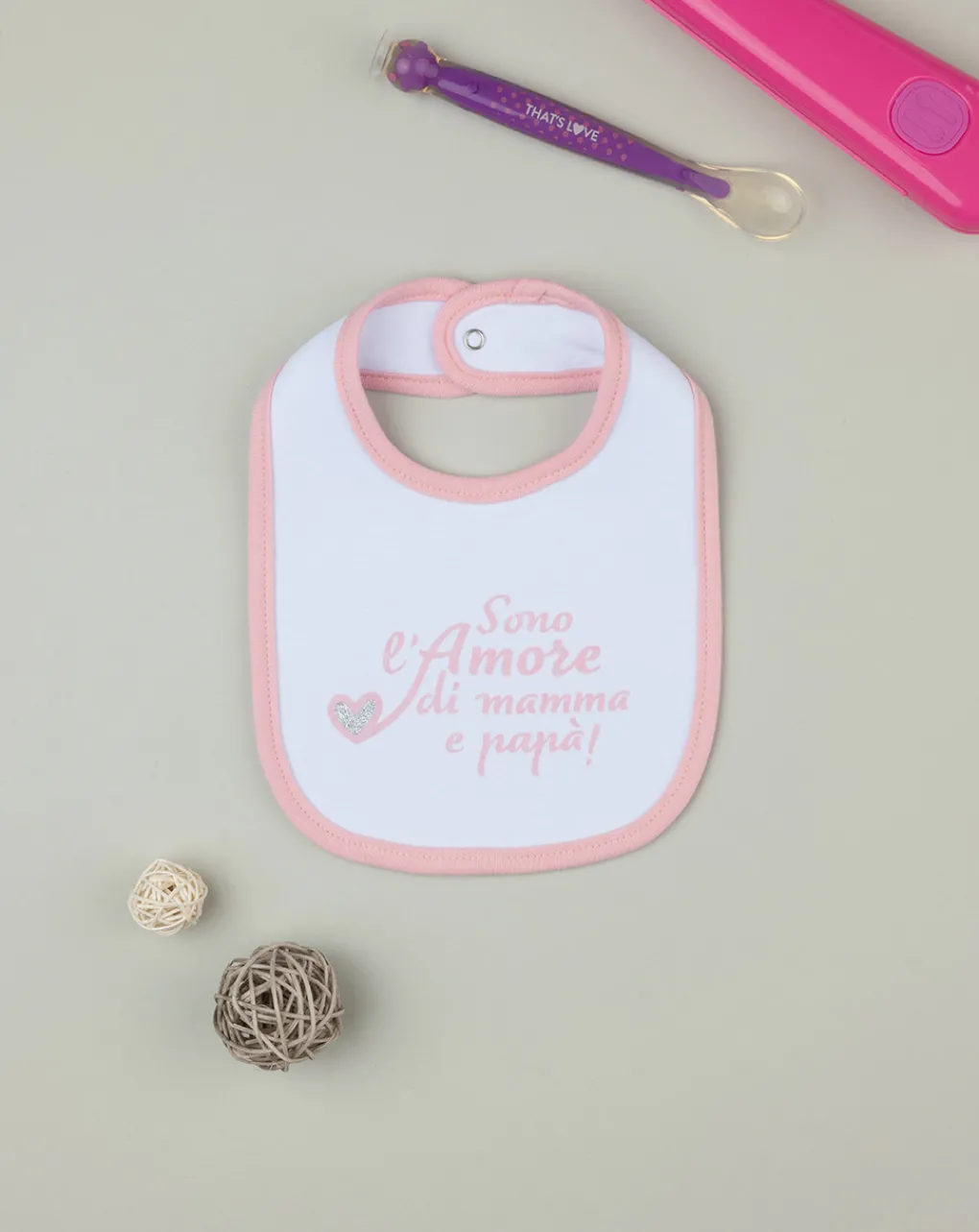 Prenatal Bavaglini-Bavaglino Bimba Con Scritta