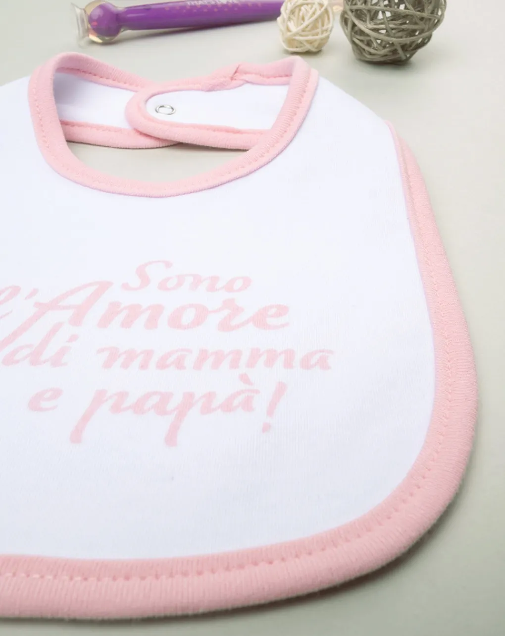 Prenatal Bavaglini-Bavaglino Bimba Con Scritta