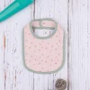 Prenatal Bavaglini-Bavaglino Bimba "Fiori” Rosa