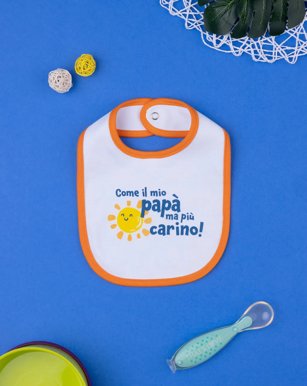 Prenatal Bavaglini-Bavaglino Bimbo Arancone Con Stampa