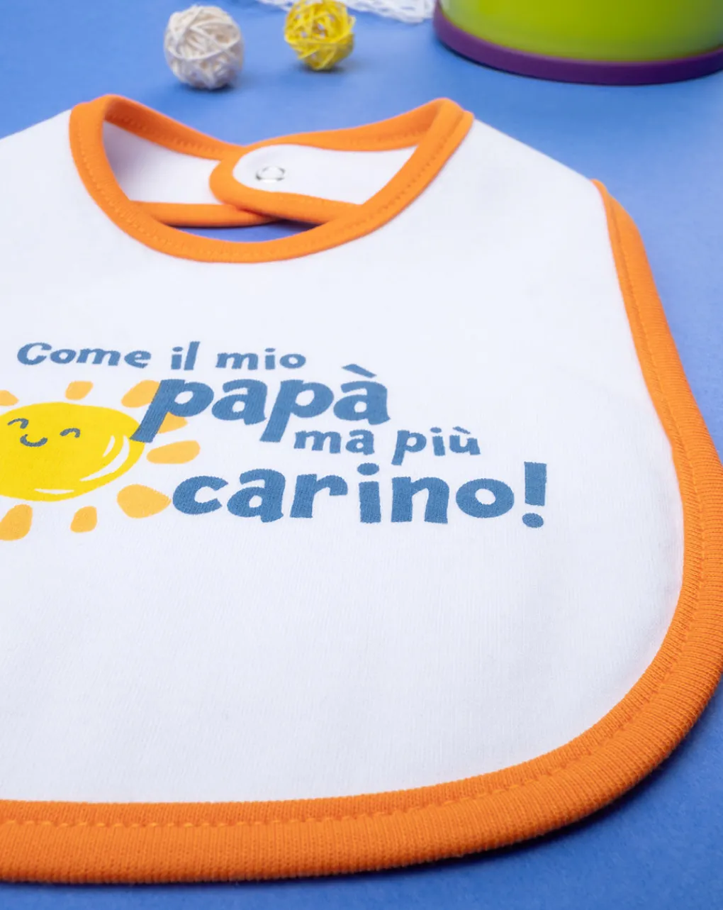 Prenatal Bavaglini-Bavaglino Bimbo Arancone Con Stampa